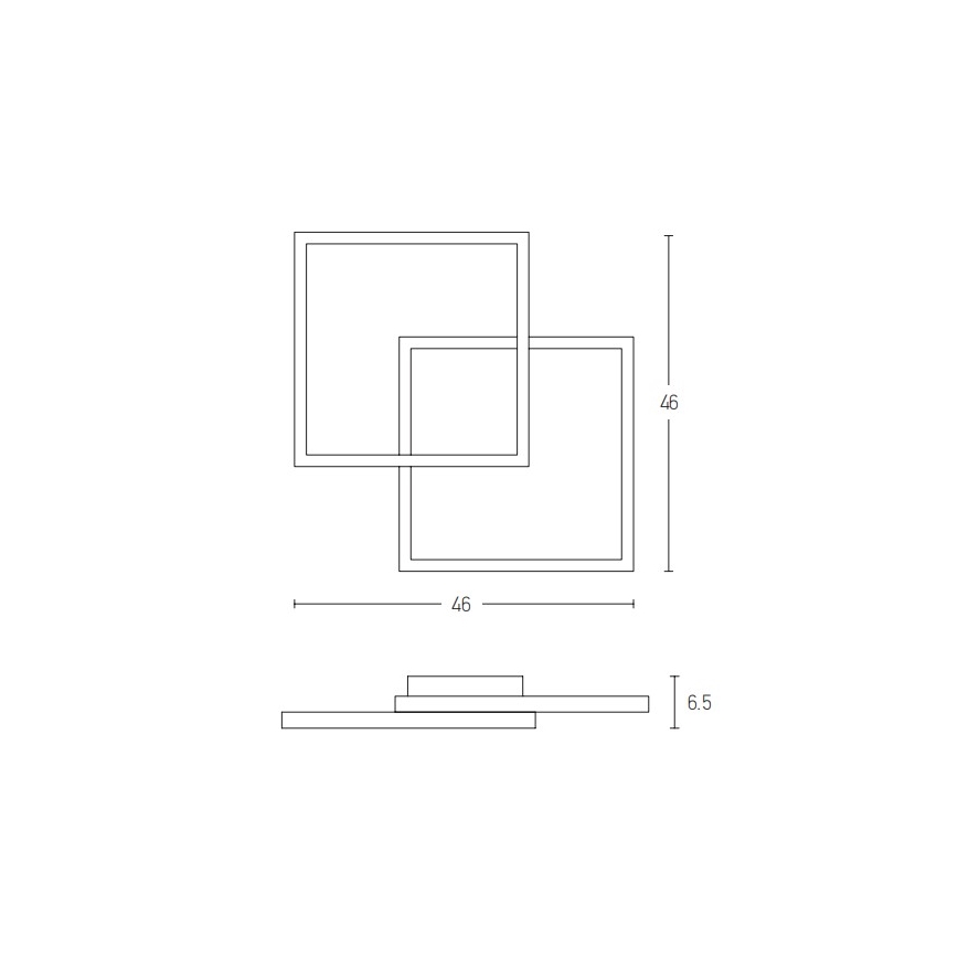 Zambelis 2026 - LED Dimmelhető felületre szerelhető csillár LED/25W/230V fekete