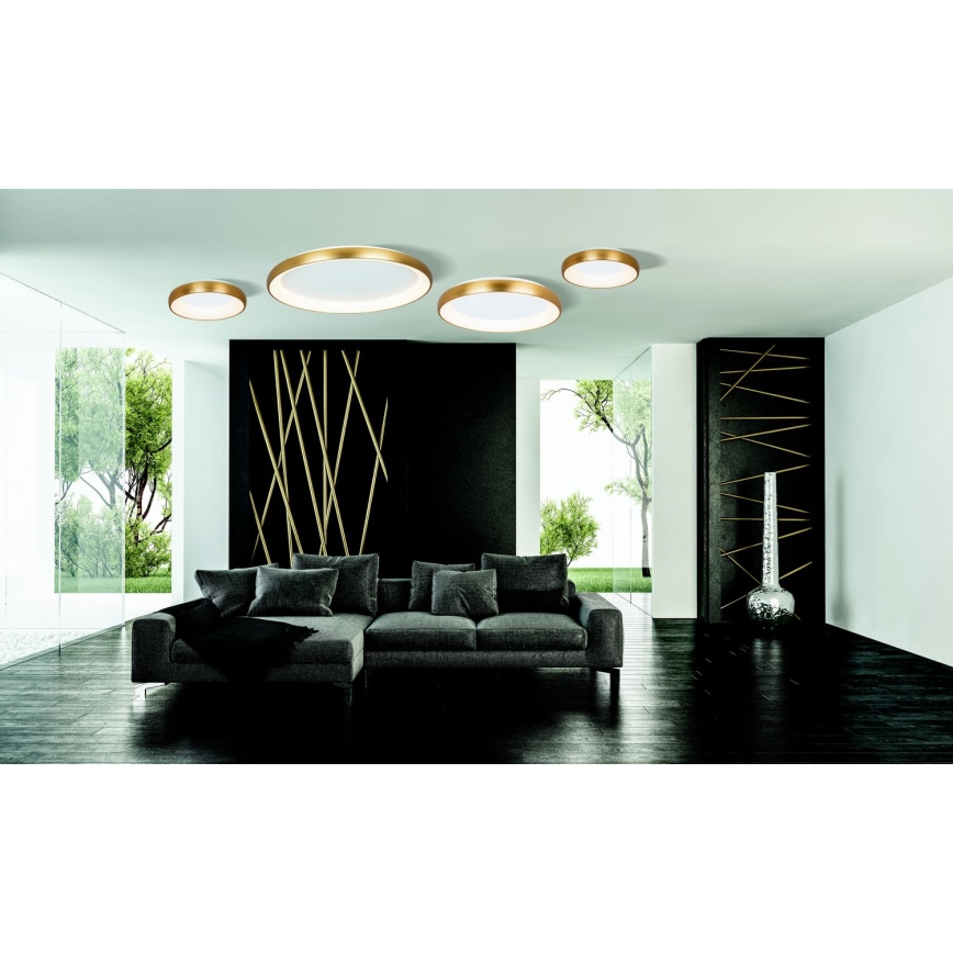 Zambelis 2042 - LED Dimmelhető mennyezeti lámpa LED/30W/230V átm. 40 cm arany