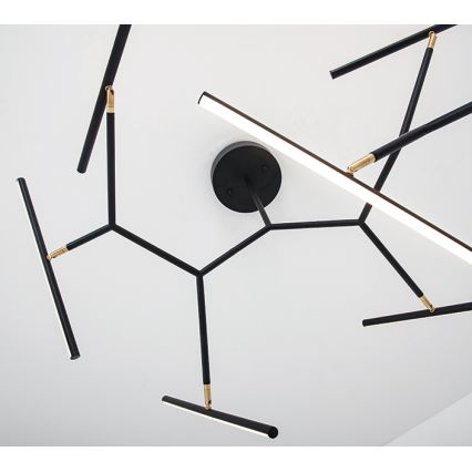 Zambelis 2072 - LED Dimmelhető csillár rúdon LED/68W/230V fekete