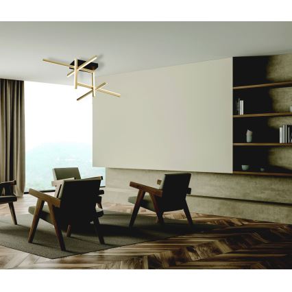 Zambelis 22026 - LED Dimmelhető felületre szerelhető csillár LED/46W/230V arany