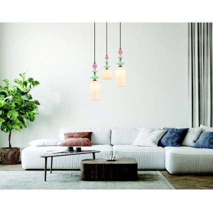 Zambelis 22079 - Csillár zsinóron 1xE27/40W/230V