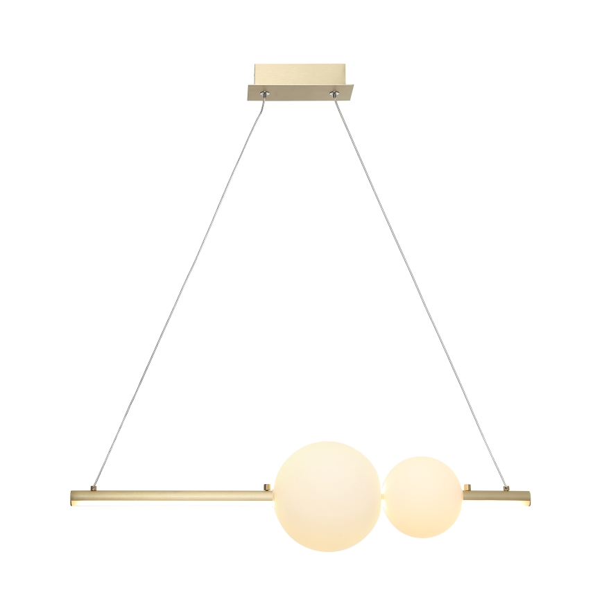 Zambelis 22108 - LED dimmelhető függeszték kábelre LED/11W/230V arany