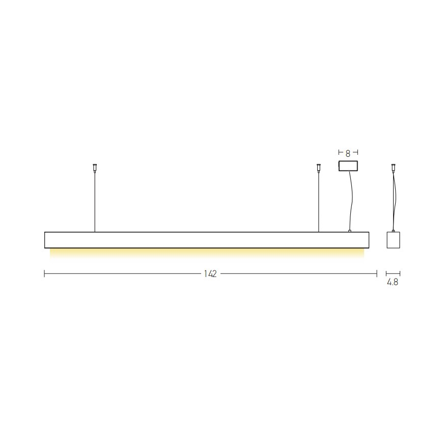 Zambelis 22210 - LED Csillár zsinóron LED/45W/230V
