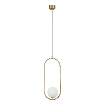 Zambelis 23135 - Csillár zsinóron 1xG9/7W/230V 12x20 cm arany