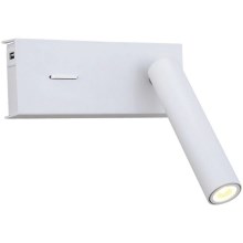 Zambelis H74 - LED Fali lámpa LED/3W/230V USB fehér