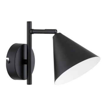 ZELTA fali lámpa 1xE27/15W/230V fekete