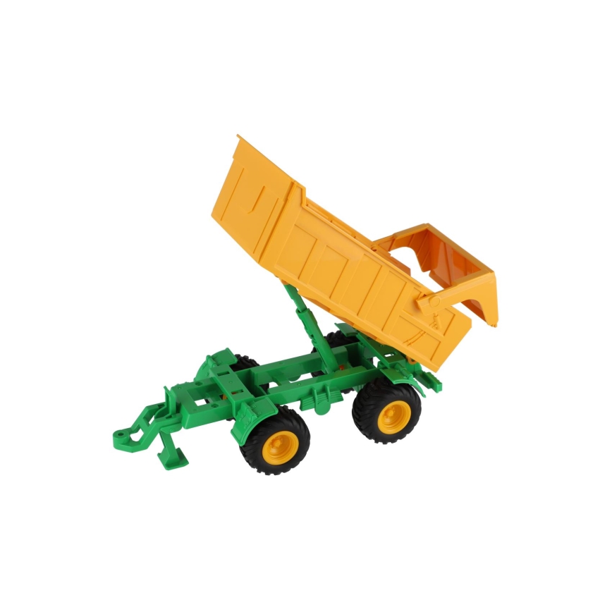 Zetor traktor platós utánfutóval, 2xAA elem, távirányítóval