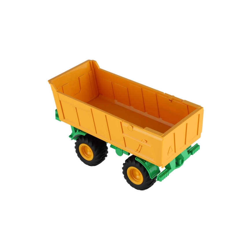 Zetor traktor platós utánfutóval, 2xAA elem, távirányítóval