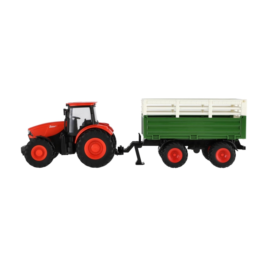 Zetor traktor pótkocsival 2xAA + távirányítóval