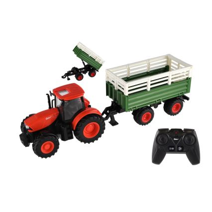 Zetor traktor pótkocsival 2xAA + távirányítóval