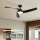 ZEVENTI - AERYS LED dimmelhető mennyezeti ventilátor LED/24W/230V 3000/4000/6000K Tuya Wi‑Fi, fekete + távirányító