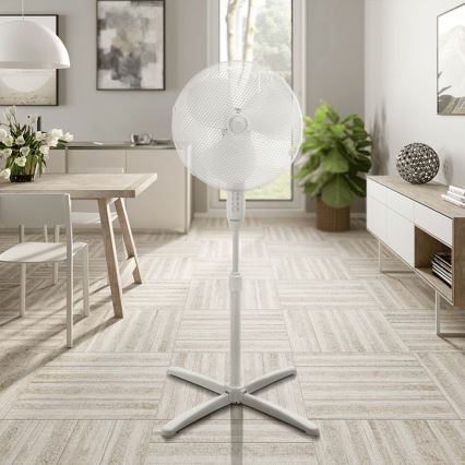 ZEVENTI - FLOW állóventilátor 40W/230V fehér