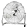 ZEVENTI - Álló ventilátor FLOW 100W/230V, átmérő 54 cm, fényes króm