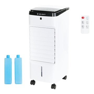 ZEVENTI - ARCTIC léghűtő 60W/230V fekete/fehér + távirányítóval