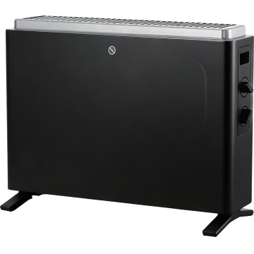 ZEVENTI - Elektromos direkt fűtőtest/konvektor 2000 W/230 V fekete