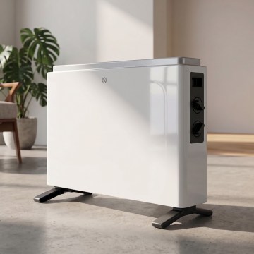 ZEVENTI - Elektromos fűtőtest/konvektor 800/1200/2000W/230V fehér