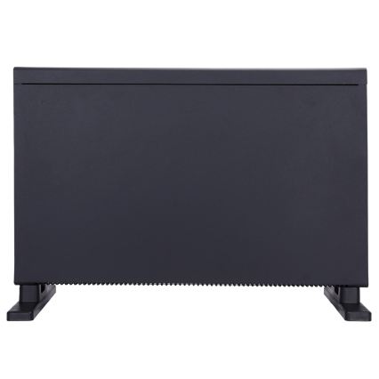 ZEVENTI - Elektromos hősugárzó/konvektor LCD kijelzővel ECO/1250/2000W/230V fekete + távirányító