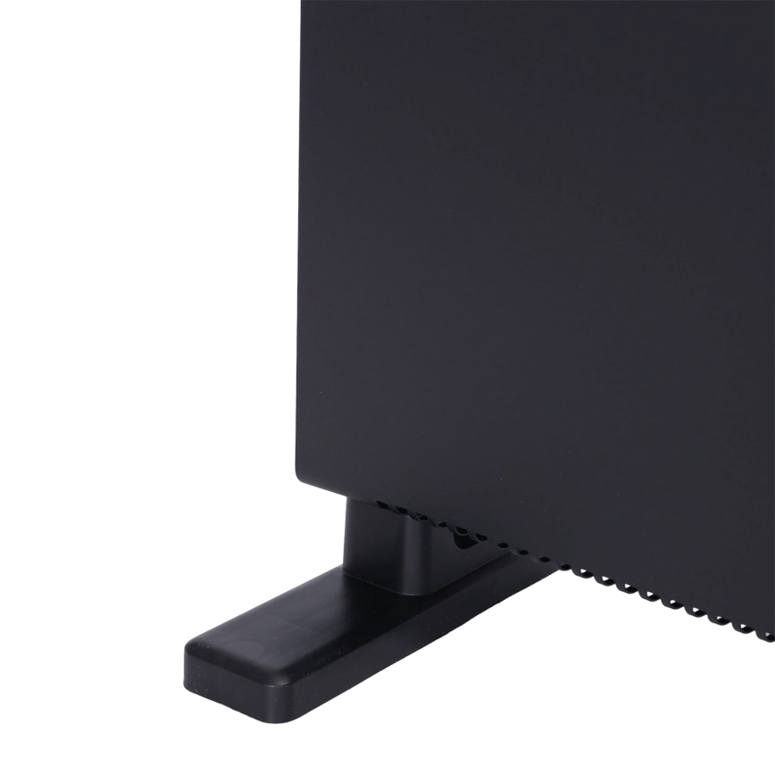 ZEVENTI - Elektromos hősugárzó/konvektor LCD kijelzővel ECO/1250/2000W/230V fekete + távirányító