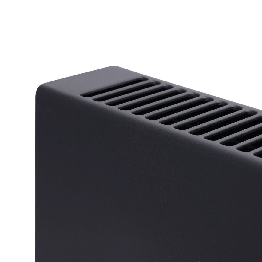 ZEVENTI - Elektromos hősugárzó/konvektor LCD kijelzővel ECO/1250/2000W/230V fekete + távirányító