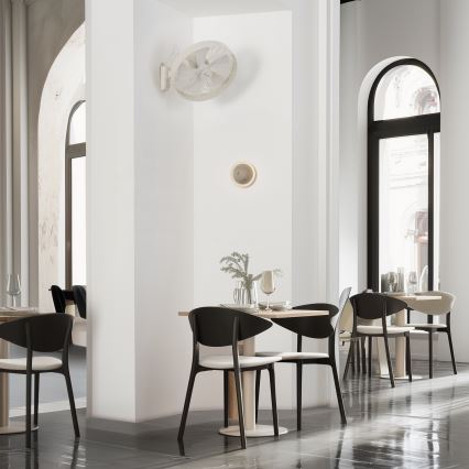 ZEVENTI - Fali ventilátor FREEZE 50W/230V átm. 40 cm fehér + távirányítás