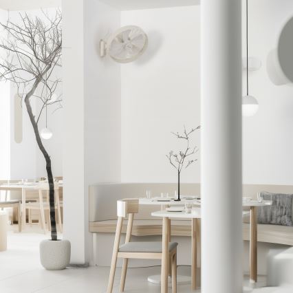 ZEVENTI - Fali ventilátor FREEZE 50W/230V átm. 40 cm fehér + távirányítás