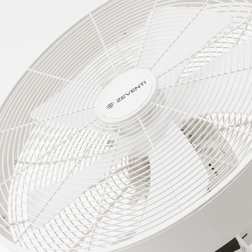 ZEVENTI - Fali ventilátor FREEZE 50W/230V átm. 40 cm fehér + távirányítás