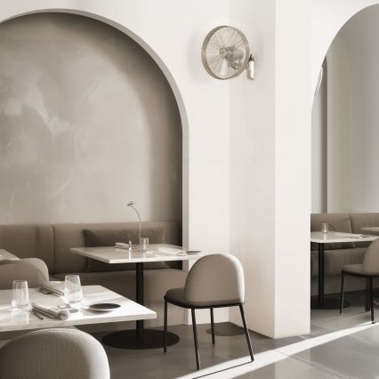 ZEVENTI - Fali ventilátor FREEZE 50W/230V átm. 40 cm matt króm + távirányítás