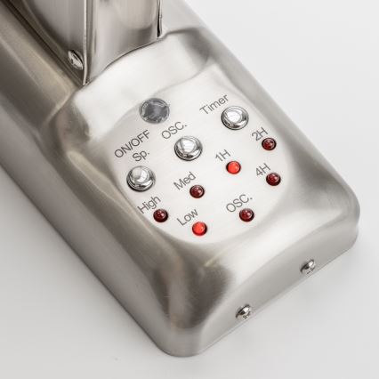 ZEVENTI - Fali ventilátor FREEZE 50W/230V átm. 40 cm matt króm + távirányítás