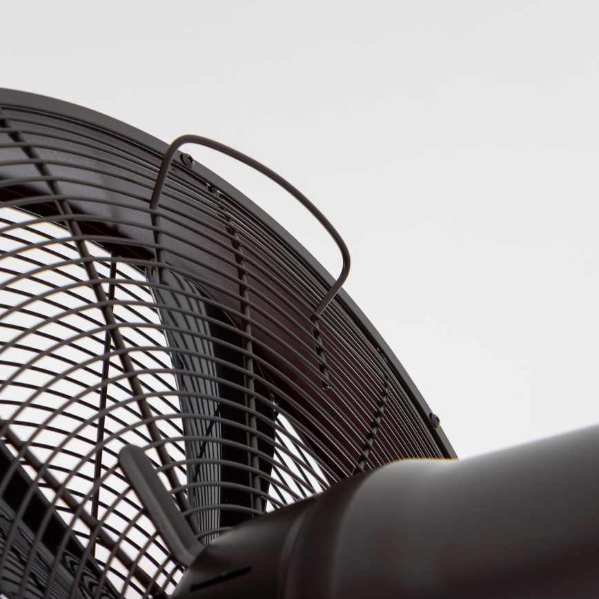 ZEVENTI - Fali ventilátor FREEZE 50W/230V átm. 40 cm fekete/barna + távirányítás