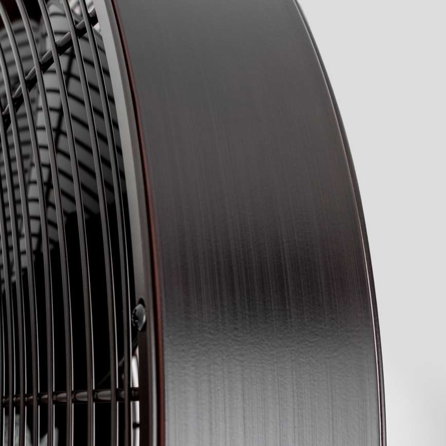 ZEVENTI - Fali ventilátor FREEZE 50W/230V, átmérő 45 cm, fekete/barna + távirányító