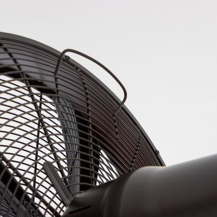 ZEVENTI - Fali ventilátor FREEZE 50W/230V, átmérő 45 cm, fekete/barna + távirányító
