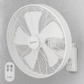 ZEVENTI - Fali ventilátor FREEZE 50W/230V Ø 45 cm fehér + távirányító