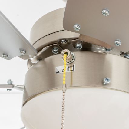 ZEVENTI - Mennyezeti ventilátor FAMARA 1xE14/60W/230V szürke