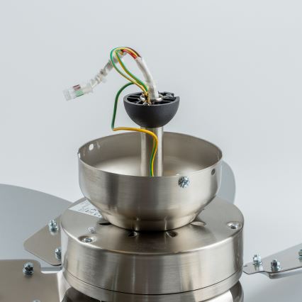 ZEVENTI - Mennyezeti ventilátor FAMARA 1xE14/60W/230V szürke