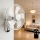 ZEVENTI - FANNY falra szerelhető ventilátor 45 W/230 V, Ø 41 cm, fehér + távirányító