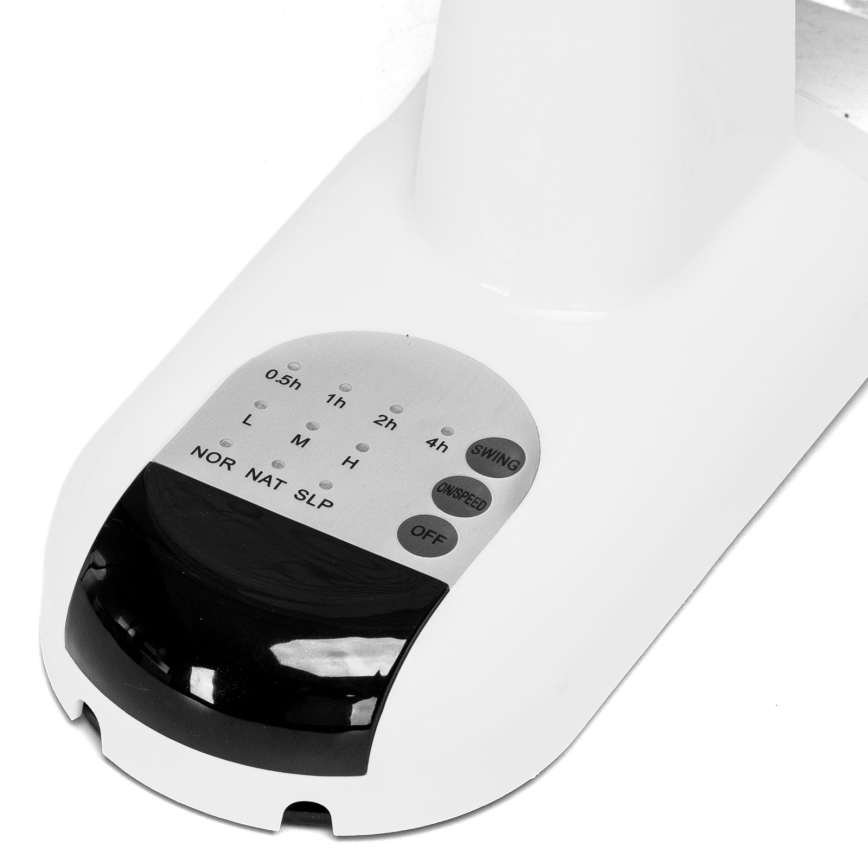 ZEVENTI - FANNY falra szerelhető ventilátor 45 W/230 V, Ø 41 cm, fehér + távirányító