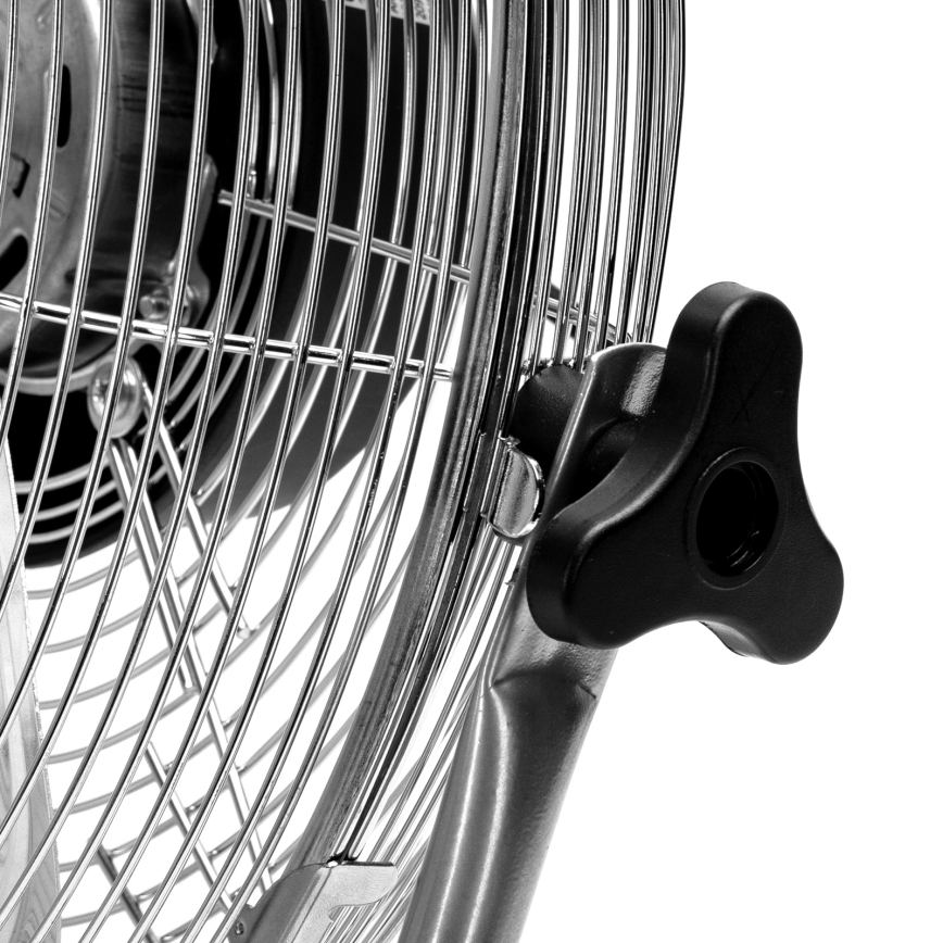 ZEVENTI - FLOW álló ventilátor 60W/230V 44,5 cm fényes króm