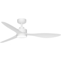 ZEVENTI - LED fényerőszabályozható mennyezeti ventilátor ULUWATU LED/20W/230V 2700-6500K 132cm fehér + távirányító