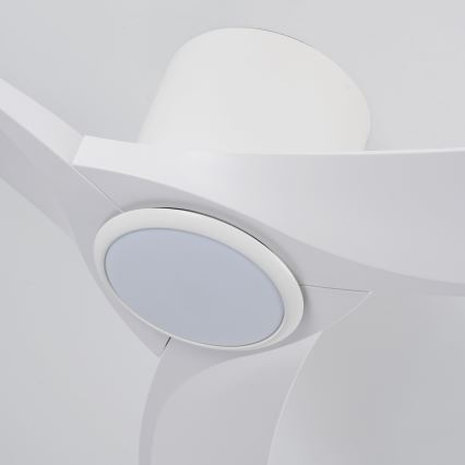 ZEVENTI - ORBITO dimmelhető LED mennyezeti ventilátor LED/24W/230V 3000/4000/6000K Wi‑Fi Tuya fehér + távirányító
