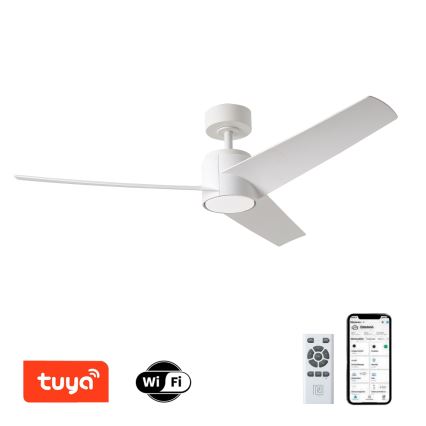 ZEVENTI - LED mennyezeti ventilátor ORVIETO LED/18W/230V 3000/4000/6000K Wi-Fi Tuya fehér + távirányító
