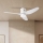 ZEVENTI - LED mennyezeti ventilátor PADUA LED/18W/230V 3000/4000/6000K Wi-Fi Tuya fehér + távirányító
