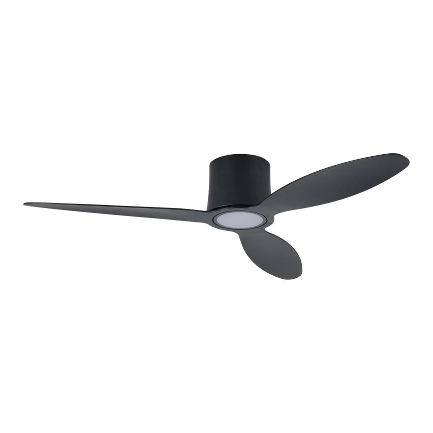 ZEVENTI - LED fényerőszabályozható mennyezeti ventilátor VENTORA LED/24W/230V 3000/4000/6000K Wi-Fi Tuya fekete + távirányító