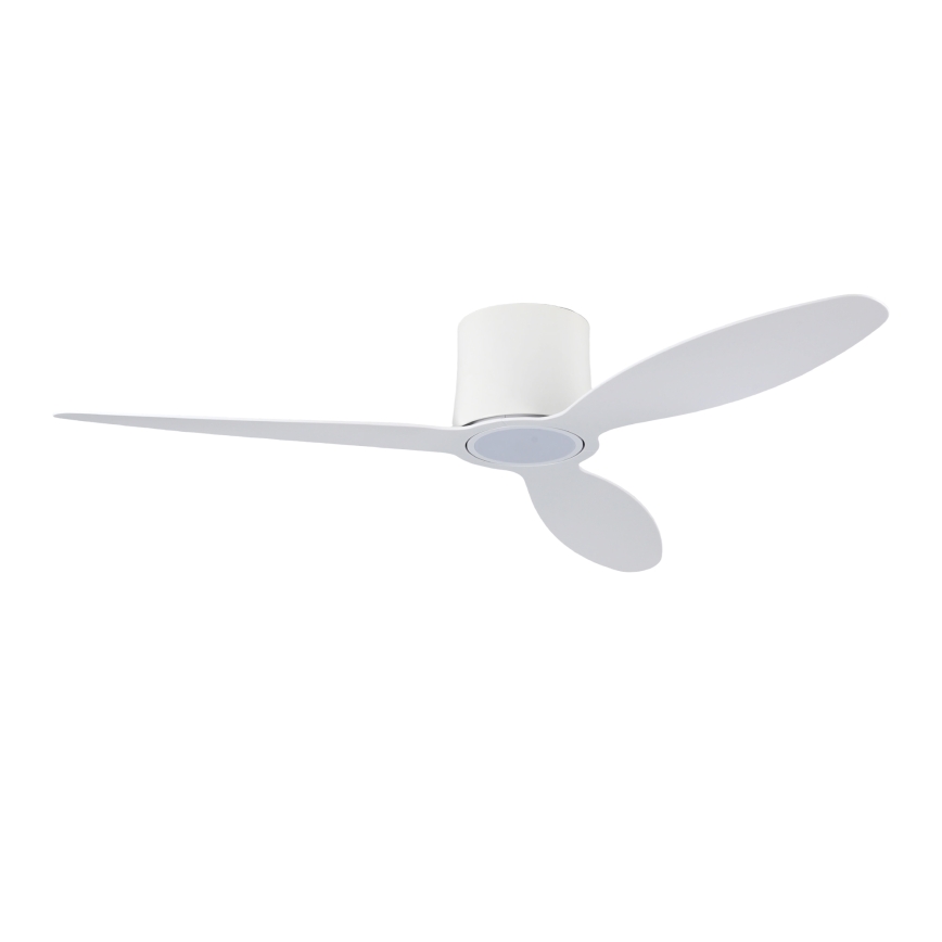 ZEVENTI - LED fényerőszabályozható mennyezeti ventilátor VENTORA LED/24W/230V 3000/4000/6000K Wi-Fi Tuya fehér + távirányító