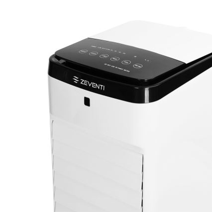 ZEVENTI - ARCTIC léghűtő 60W/230V fekete/fehér + távirányítóval