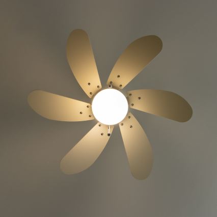 ZEVENTI - Mennyezeti ventilátor FAMARA 1xE14/60W/230V fehér