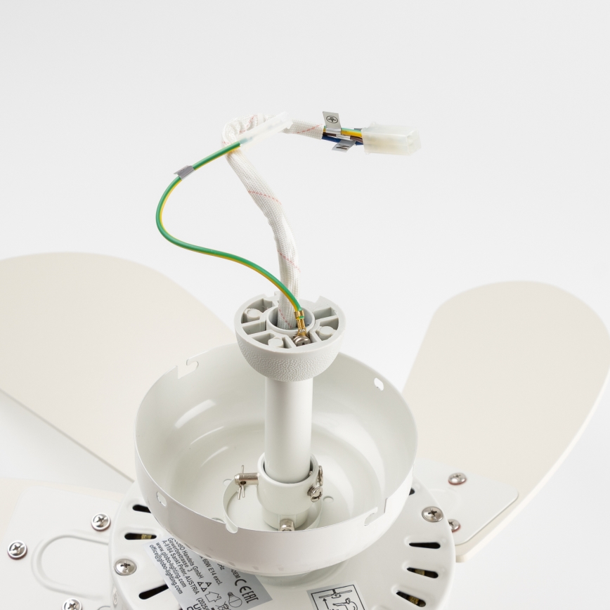 ZEVENTI - Mennyezeti ventilátor FAMARA 1xE14/60W/230V fehér