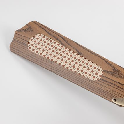 ZEVENTI - Mennyezeti ventilátor NAVAGIO 1xE27/60W/230V barna