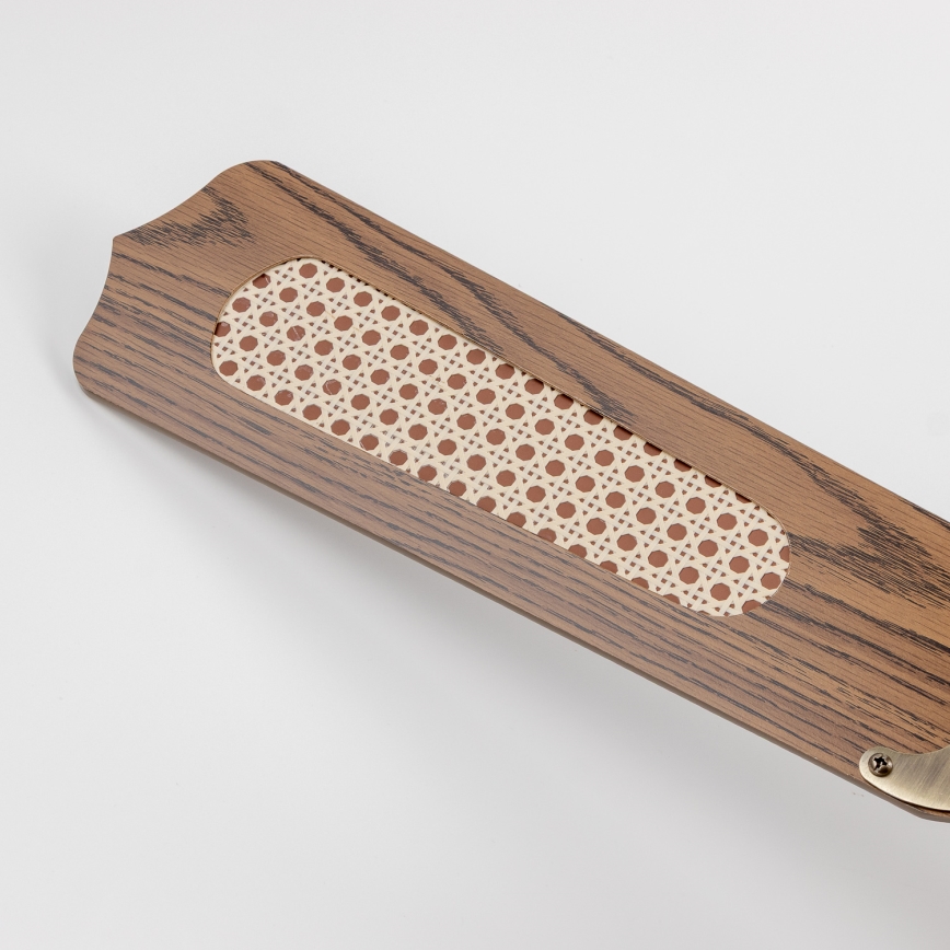 ZEVENTI - Mennyezeti ventilátor NAVAGIO 1xE27/60W/230V barna