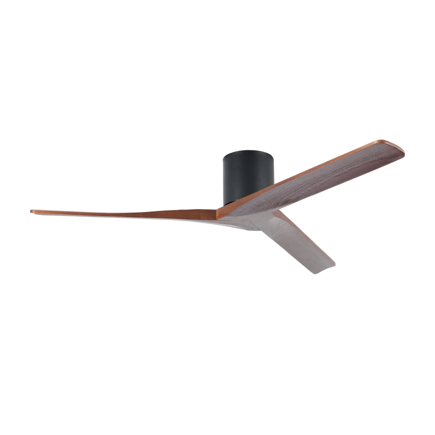ZEVENTI - VELLON mennyezeti ventilátor Tuya Wi‑Fi, fekete/dió + távirányító