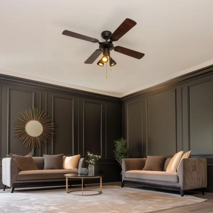 ZEVENTI - Mennyezeti ventilátor ZURRIOLA 3xGU10/50W/230V